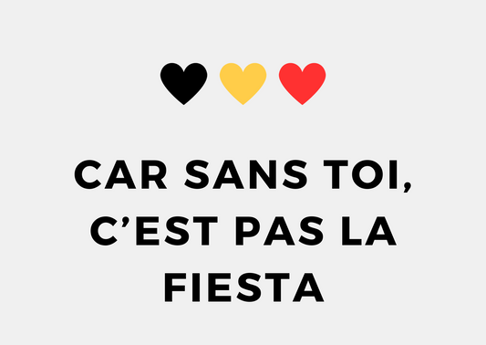 Ze carte cadeau 🎁 Car sans toi, c'est pas la fiesta